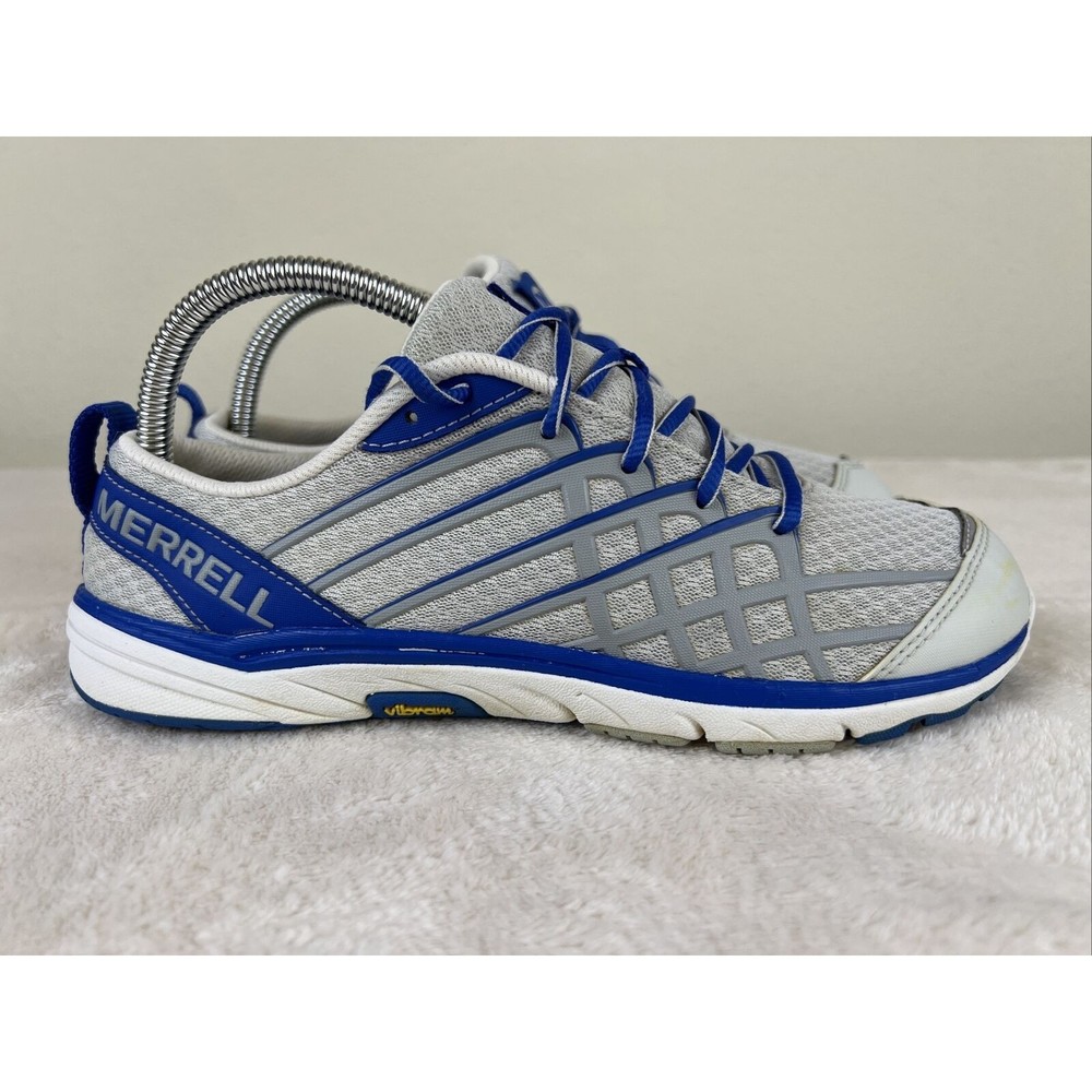 Merrell Vibram Bare Access Arc 2 Running Shoes J58080 Womens Size 8.5 Gray Blue